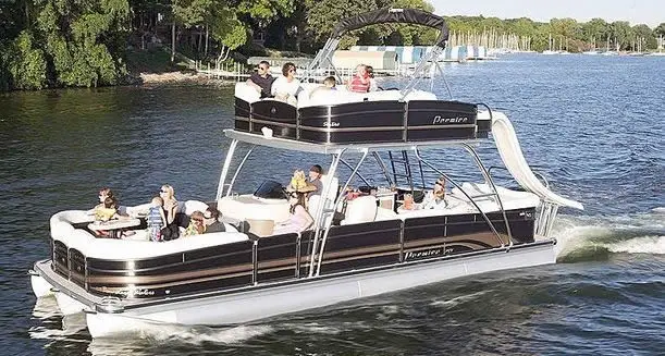 double decker pontoon boat