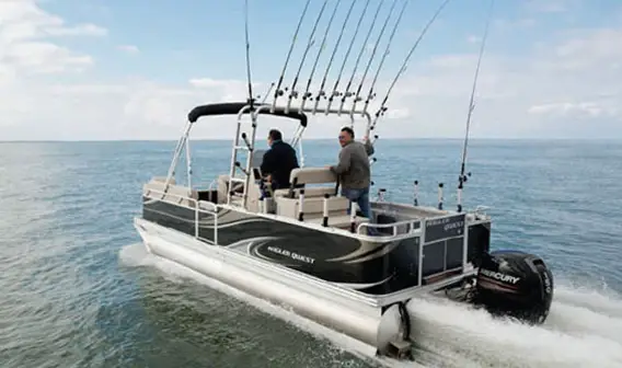 fishing pontoon