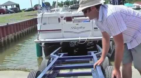 loading and launching a pontoon solo