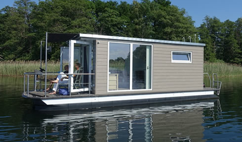 DIY houseboat